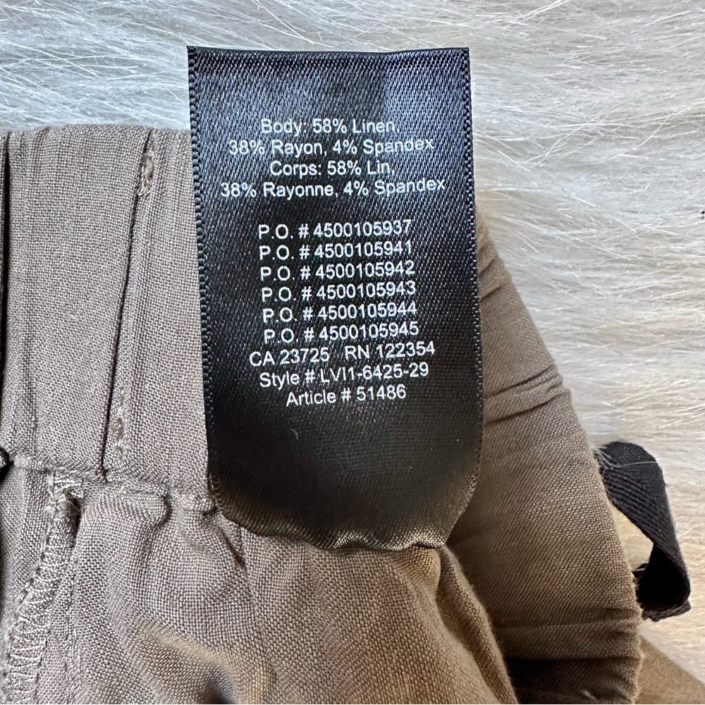 Aritzia Babaton Drawstring Linen Pants - image 6
